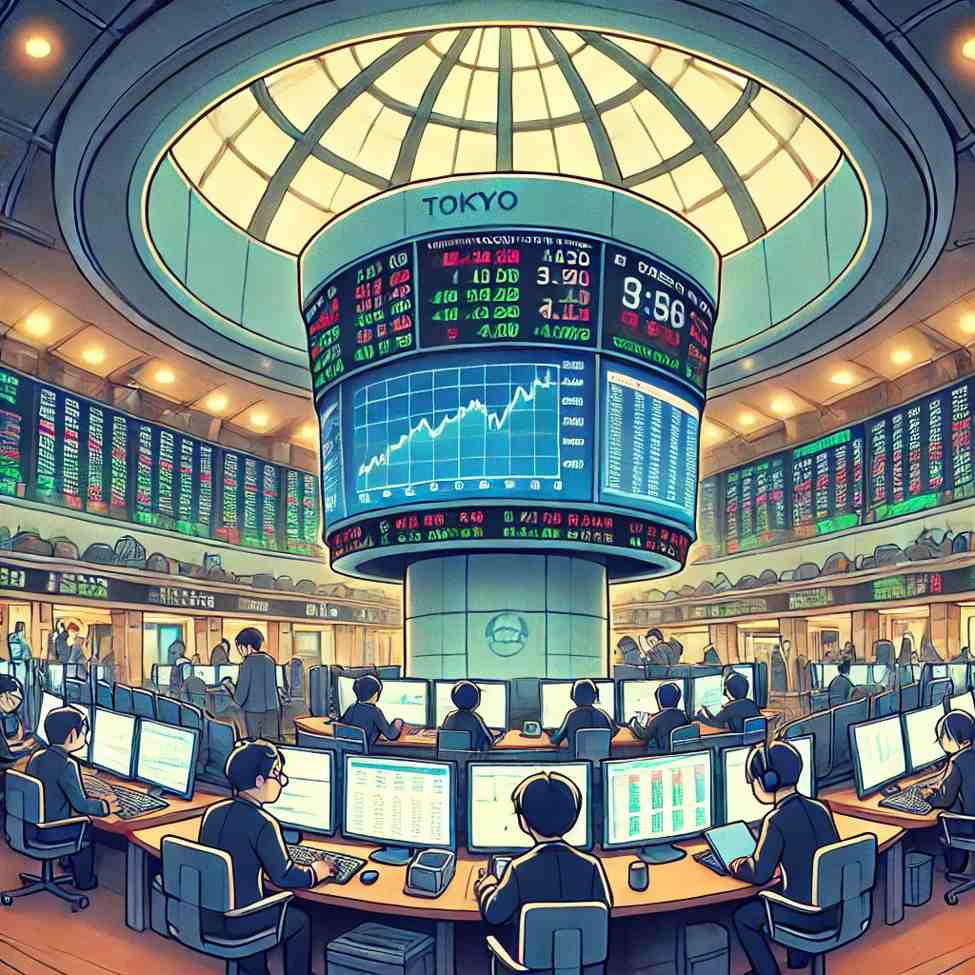 Tokyo Stock Exchange extended trading hours for 1st time in 70 years, starting today.