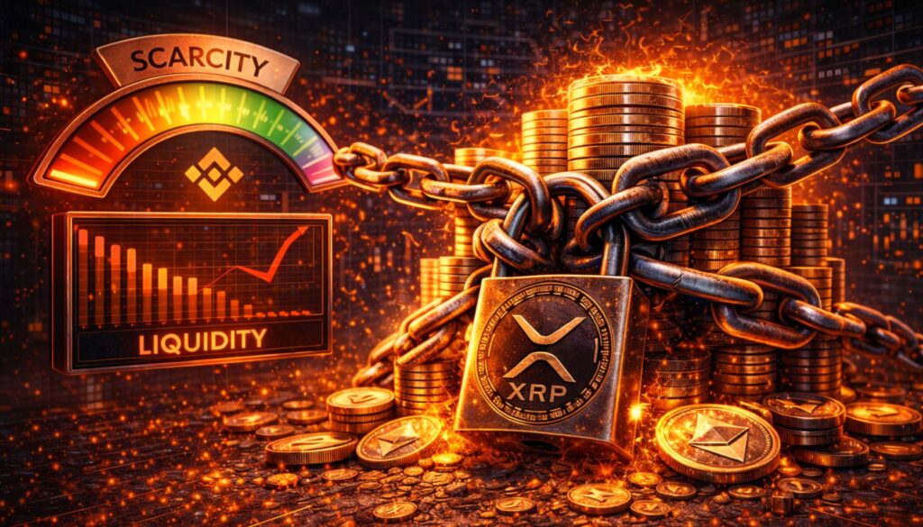 XRP Supply Tightens On Binance As Scarcity Index Signals Limited Liquidity