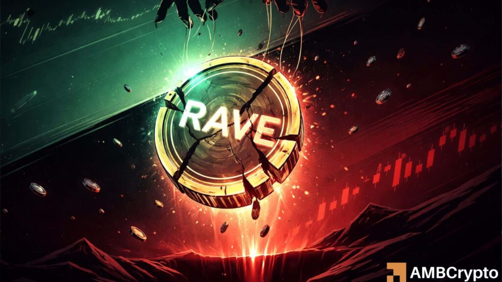 RAVE crashes 90% after exposure triggers trust breakdown and liquidity exit