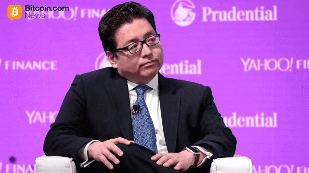 Tom Lee Backs Ethereum Supercycle as Bitmine ETH Holdings Reach 5.39M