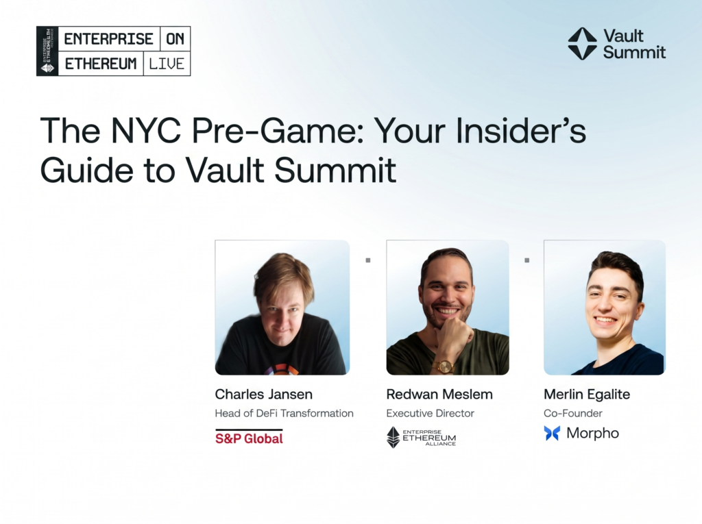 Insights from Enterprise on Ethereum Live: Session #3 Image