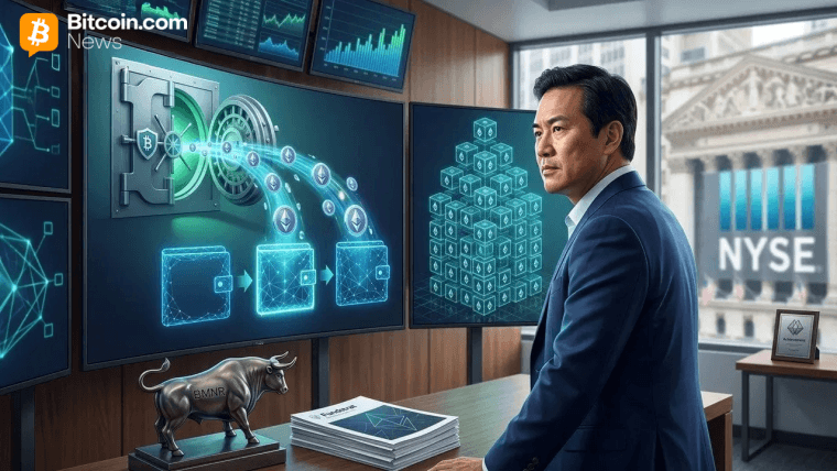 Tom Lee’s Bitmine Adds 101,627 ETH Worth $233 Million in Its Largest 2026 Accumulation