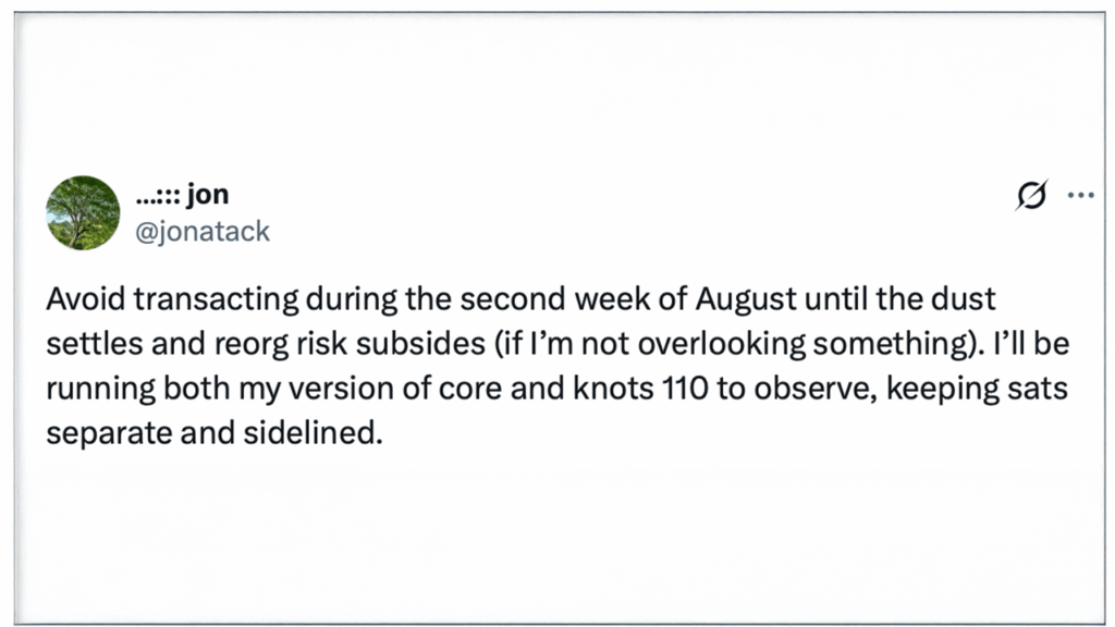 Bitcoin Core Developer Warns Users to Pause BTC Transfers When BIP-110 Deadline Nears Bitcoin Core Developer Warns Users to Pause BTC Transfers When BIP-110 Deadline Nears