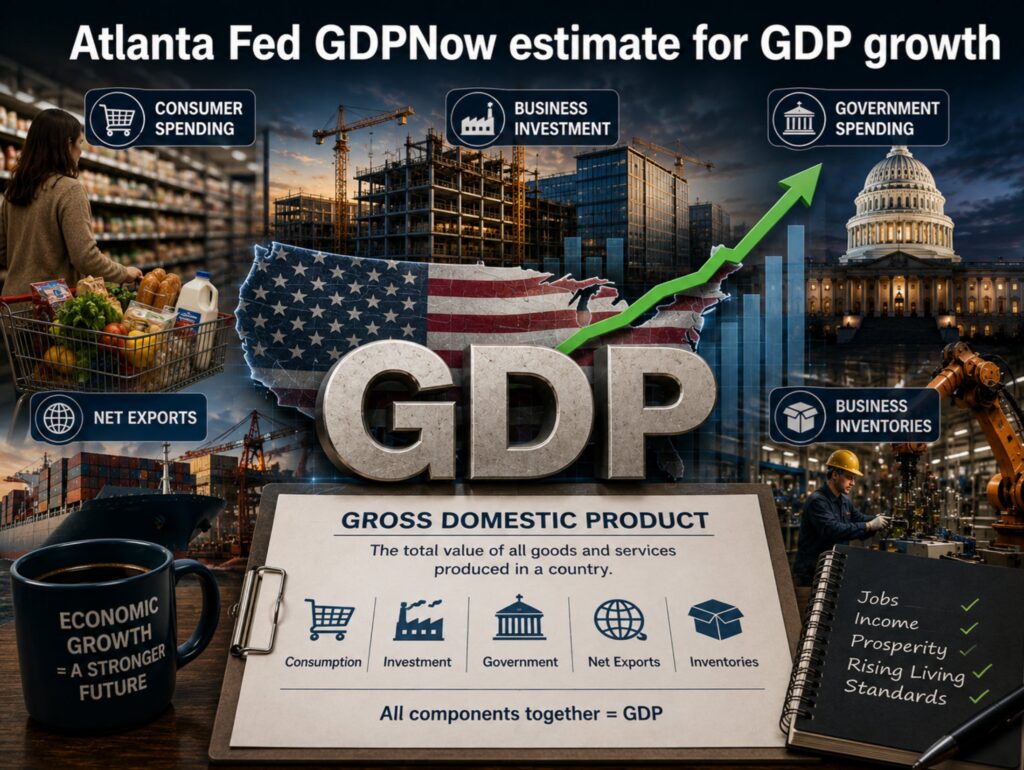 Atlanta Fed GDPNow initial estimate for Q3 is set at 5.0%.