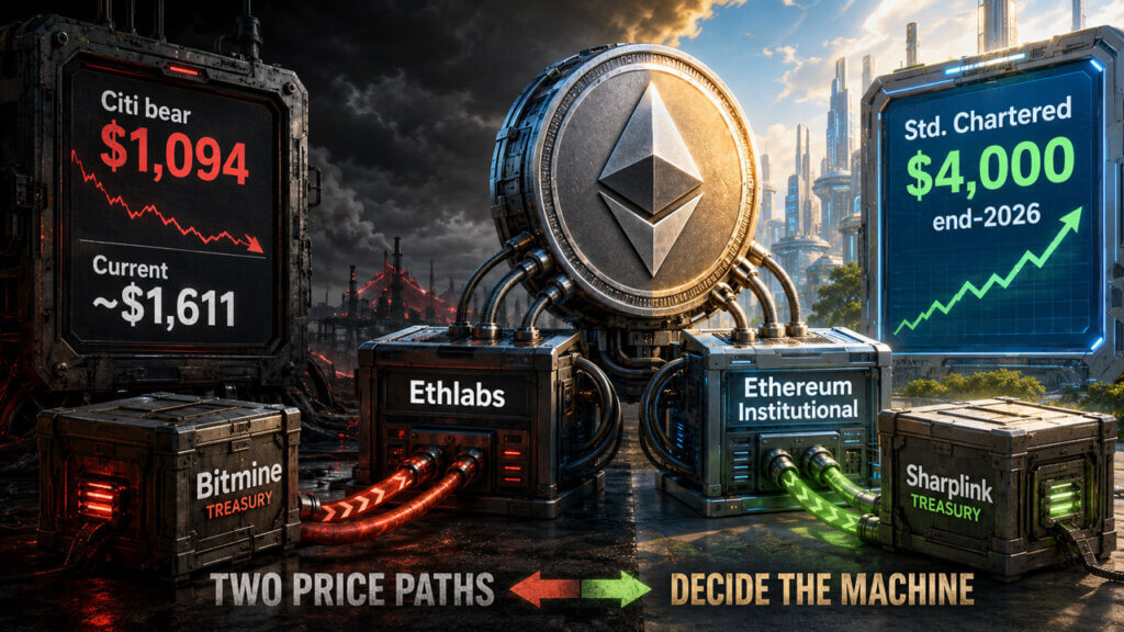 Ethereum is splitting into three power centers and ETH treasury firms are paying for two