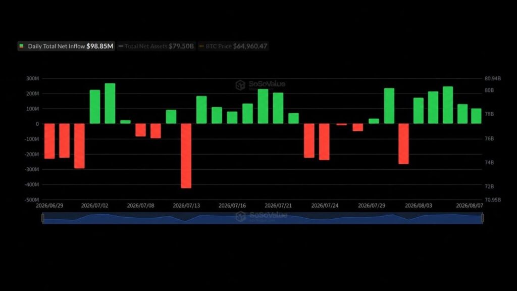Blackrock’s IBIT Captures $479M as Bitcoin ETFs Extend Streak Blackrock's IBIT Captures $479M as Bitcoin ETFs Extend Streak