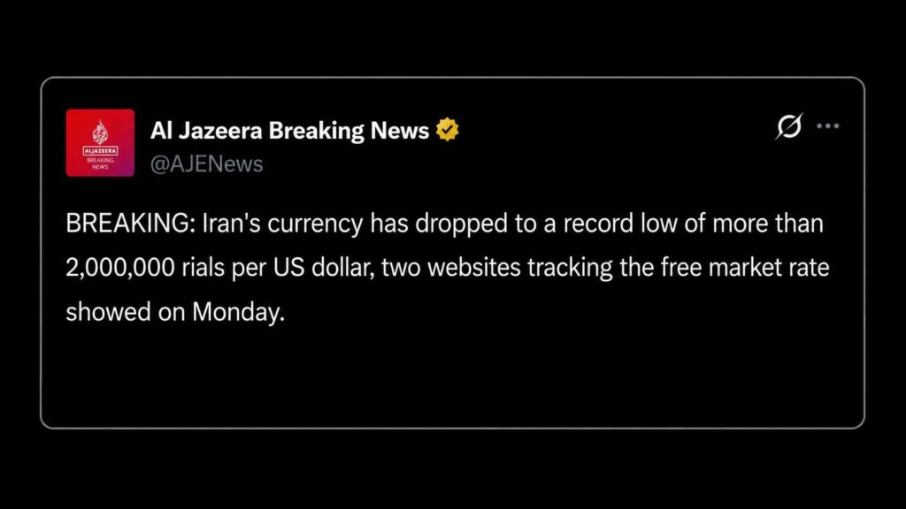 Iran’s Rial Crashes to a Record Low as New Sanctions Target Its Bitcoin Mining Lifeline