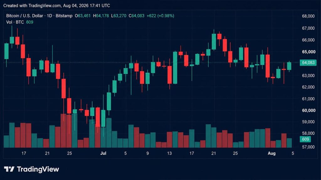BTC Hits $64,360, but Bitfinex Warns of Downside Risks Terence Zimwara