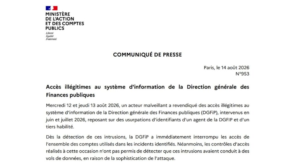 French Tax Agency Admits Data Breach as Hacker Steals 678k Records French Tax Agency Admits Data Breach as Hacker Steals 678k Records