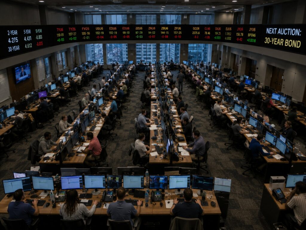 US treasury sells 10 year notes at a high yield of 4.683%