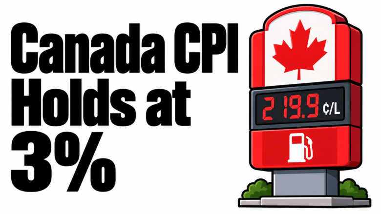 Canada Inflation Steady at 3% August 2026