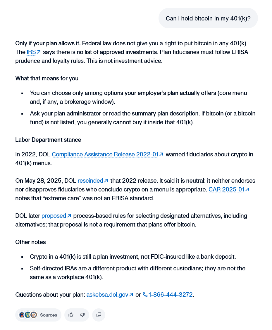 Does America.gov Know Bitcoin Policy as Well as ChatGPT and Claude? We Asked Does America.gov Know Bitcoin Policy as Well as ChatGPT and Claude? We Asked