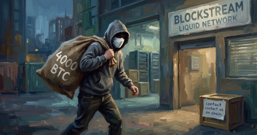 Alleged White-Hat Hackers Withdraw 4,000 Bitcoin From Blockstream’s Liquid Network Federation Reserves Juan Galt