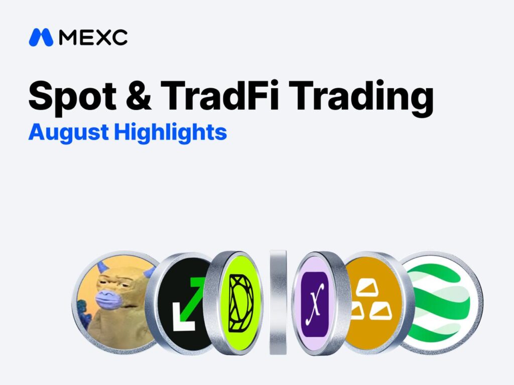 MEXC Reports 21% MoM Growth in New-Token Traders and 31% Increase in Tokenized Stock Trading Volume in August