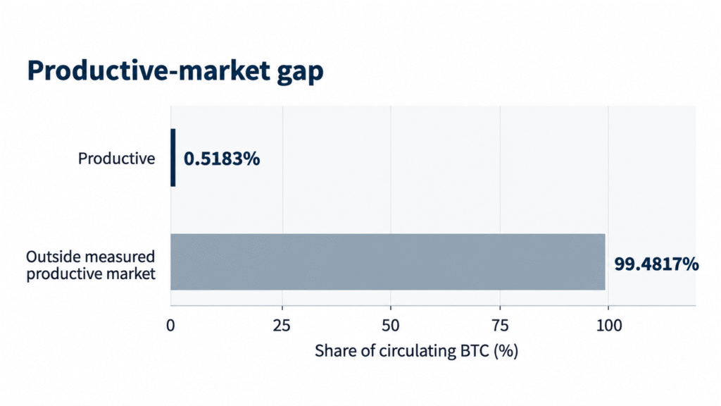 Only 0.52% of Bitcoin Is Working Onchain—Here’s Why – Bitcoin News Bitcoin.com News