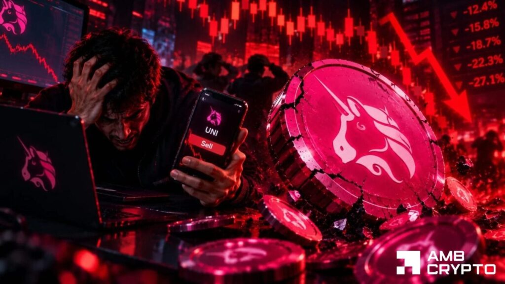 Uniswap trader transfers $13M in UNI as losses hit $3M — Sign of more downside?