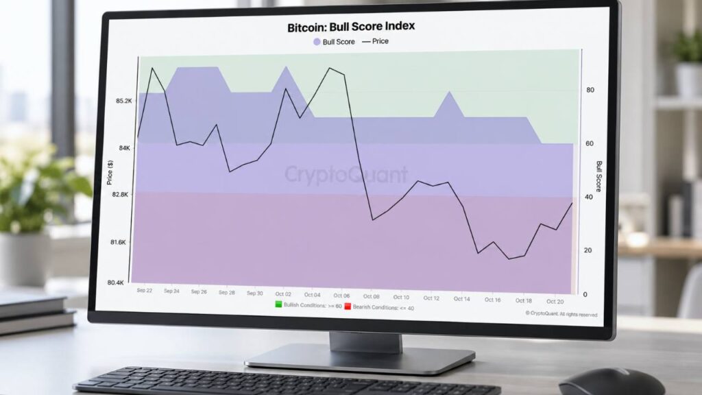 Bitcoin Bull Score Index Drops From 80 to 60 as Momentum Weakens Bitcoin Bull Score Index Drops From 80 to 60 as Momentum Weakens
