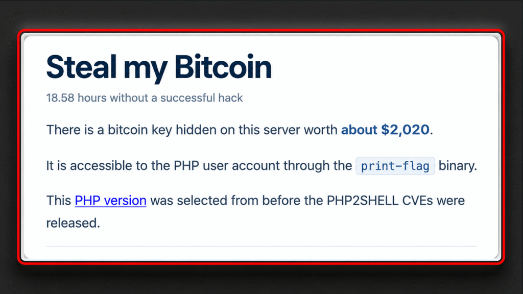 Website Dares Hackers to Steal Bitcoin as the Clock Keeps Ticking Website Dares Hackers to Steal Bitcoin as the Clock Keeps Ticking