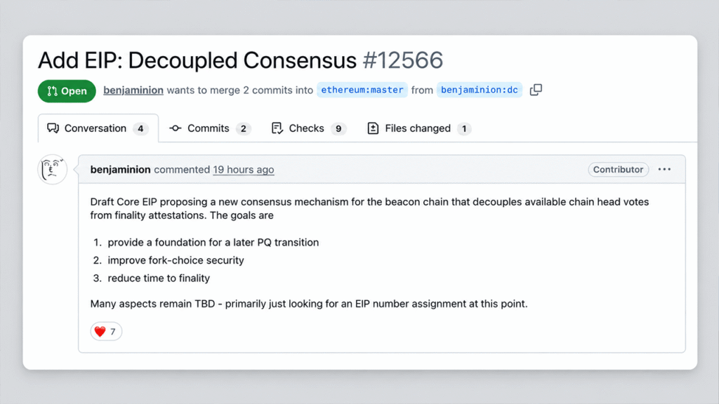 Ethereum Draft Targets Faster Finality and Future Quantum Defense
