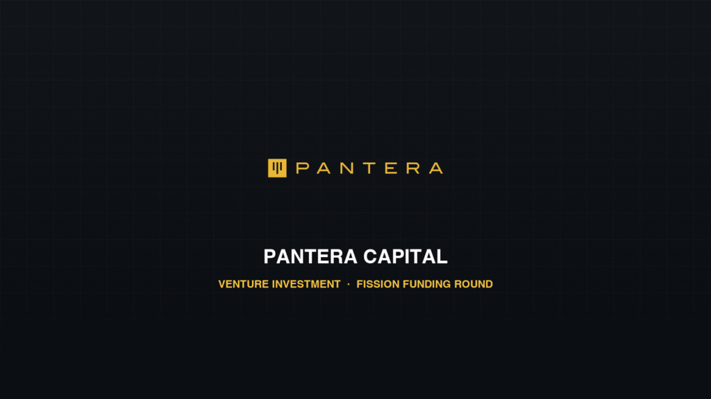 Pantera Leads $10 Million Fission Funding Round To Solve Tokenized Fund Liquidity Problem