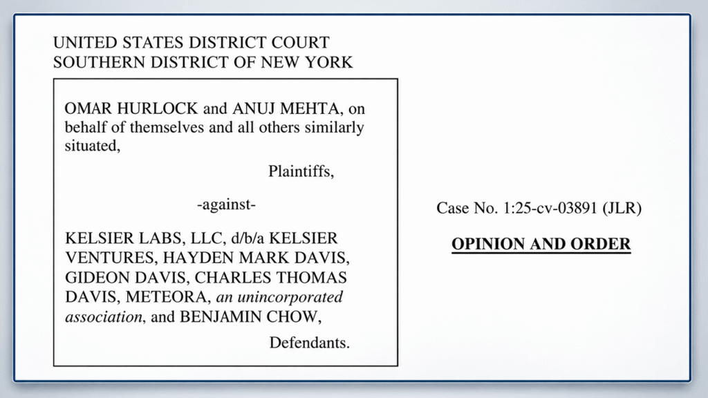 US Judge Dismisses Libra Crypto Class Action Against Kelsier US Judge Dismisses Libra Crypto Class Action Against Kelsier