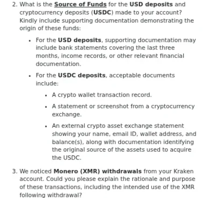 Kraken Monero