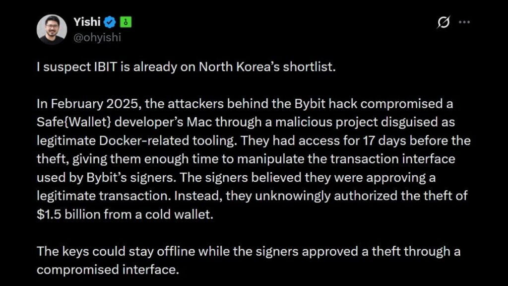 Who’s Next? OneKey CEO Warns Hackers Will Target Blackrock’s Bitcoin ETF Bitcoin.com News